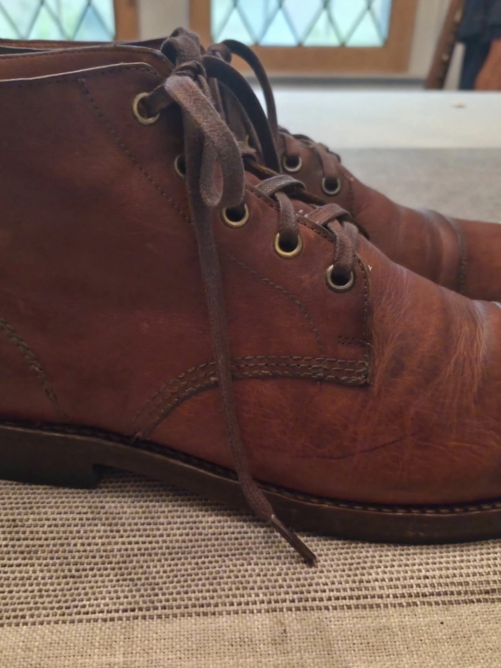 Frye "Will" Chukka Mens Full Leather Boot Size 10D